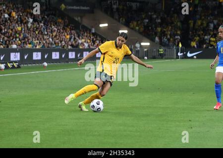 Matildas gegen Brasilien Stockfoto