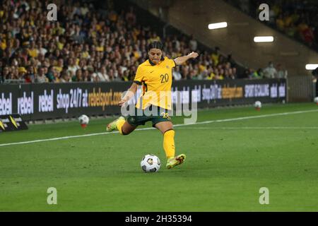 Matildas gegen Brasilien Stockfoto