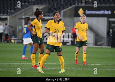 Matildas gegen Brasilien Stockfoto