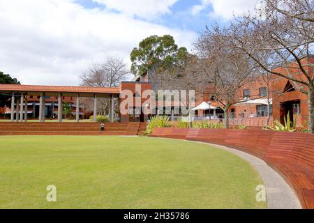 Forum auf dem Curtin University Bentley Campus, Perth, Western Australia Stockfoto