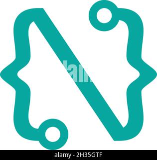 Programmierung Code Technologie Logo Vektor Vorlage Stock Vektor