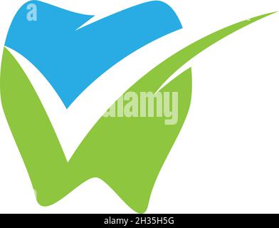 Vektorgrafik für Dental-Logo-Vorlagen Stock Vektor
