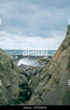 Windiger Tag im Norden Stockfoto