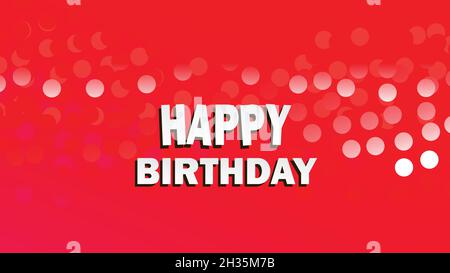 Glückwünsche Zum Geburtstag Grußkarten Vektor-Illustration Stock Vektor