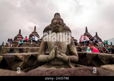 Borobudur-Tempel, Indonesien Stockfoto