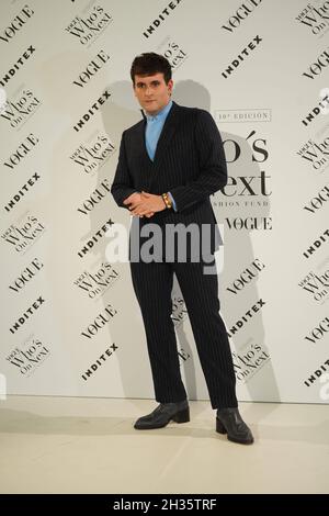 Madrid, Spanien. Oktober 2021. Designer Palomo Spanien auf der Fotocall der Ausgabe 10 Vogue Who On Next in Madrid am Montag, den 25. Oktober 2021. Quelle: CORDON PRESS/Alamy Live News Stockfoto