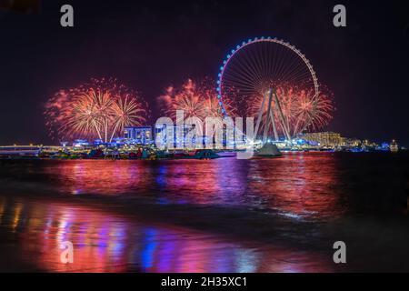 Ain Dubai - das höchste Beobachtungsrad der Welt Stockfoto