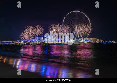 Ain Dubai - das höchste Beobachtungsrad der Welt Stockfoto