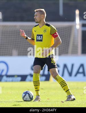 Dortmund, Deutschland. 24. Oktober 2021. firo: 24.10.2021, Fuvuball, Fußball, 3. Bundesliga, Saison 2021/2022, BVB U23, Borussia Dortmund II - Viktoria kV? ln Franz PFANNE, BVB, Individual Action Credit: dpa/Alamy Live News Stockfoto