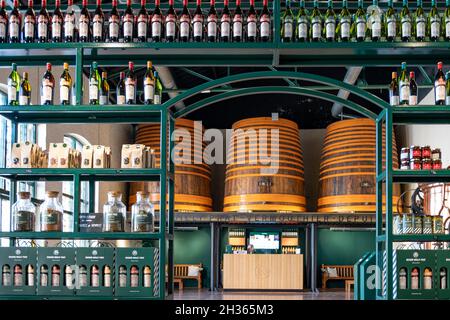 Die Heimat von Noilly Prat, Frankreichs erstem Wermut, in Marseille, Südfrankreich Stockfoto