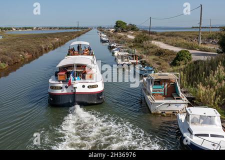 Der Canal du Midi in der Nähe von Marseille, südlicher Ferance Stockfoto