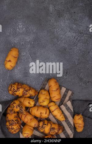 OCA, Knolle, die in der peruanischen Küche verwendet wird Stockfoto