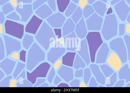 Nahtloses Giraffenmuster. Safari-Tierhautdruck. Stock Vektor