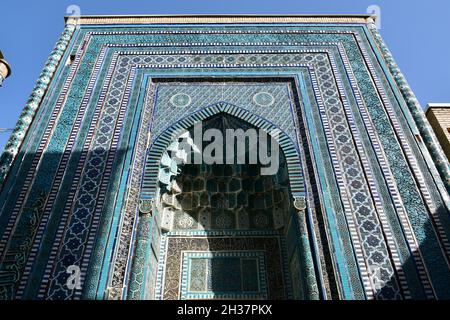 Kutlug Oko Mausoleum, Shah-i Zinda (Shohizinda) Gedenkkomplex, 11.-15. Jahrhundert, Nekropole, Samarkand, Usbekistan, Zentralasien Stockfoto