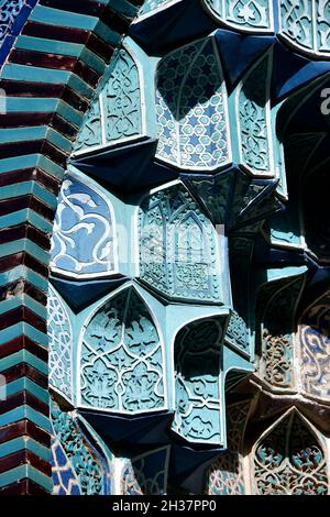 Kutlug Oko Mausoleum, Shah-i Zinda (Shohizinda) Gedenkkomplex, 11.-15. Jahrhundert, Nekropole, Samarkand, Usbekistan, Zentralasien Stockfoto