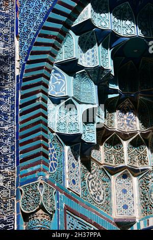 Kutlug Oko Mausoleum, Shah-i Zinda (Shohizinda) Gedenkkomplex, 11.-15. Jahrhundert, Nekropole, Samarkand, Usbekistan, Zentralasien Stockfoto