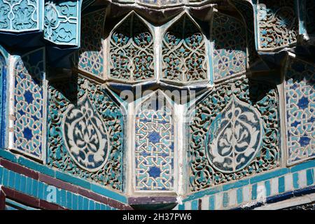 Kutlug Oko Mausoleum, Shah-i Zinda (Shohizinda) Gedenkkomplex, 11.-15. Jahrhundert, Nekropole, Samarkand, Usbekistan, Zentralasien Stockfoto