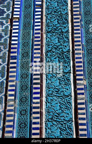 Kutlug Oko Mausoleum, Shah-i Zinda (Shohizinda) Gedenkkomplex, 11.-15. Jahrhundert, Nekropole, Samarkand, Usbekistan, Zentralasien Stockfoto