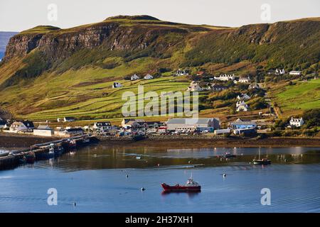 UIG und Idrigil. Stockfoto