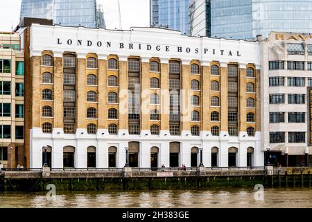 London Bridge Hospital, Tooley Street, London, Großbritannien. Stockfoto