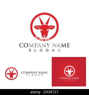 Bullhorn-Logo und Symbolvektor Stock Vektor