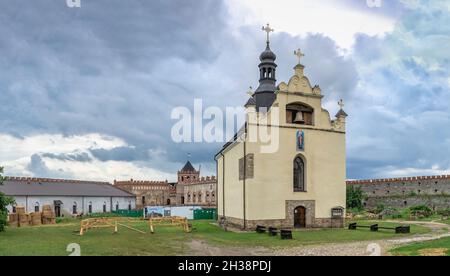 St. Nikolaus Kirche in Medzhybish Festung, Ukraine Stockfoto