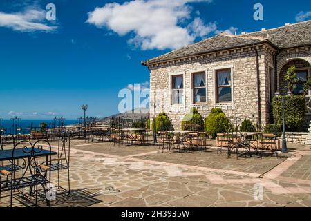 Burg Lekursi in Saranda, Albanien Stockfoto