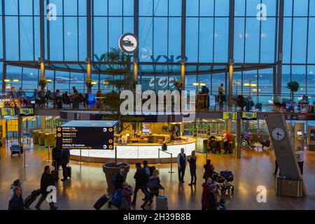 Flughafen Arlanda, Stockholm, Skandinavien, Schweden Stockfoto