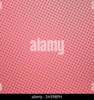 Pop Art bunte Comics Buch Magazin Cover. Punkte rosa Hintergrund. Cartoon lustige gepunktete Retro-Muster. Vektor-Halbtondarstellung. Vorlage Stock Vektor