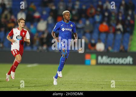 Getafe, Spanien. Oktober 2021. Florentino Luis (Getafe) Fußball/Fußball: Spanisches 'La Liga Santander'-Spiel zwischen Getafe CF 0-3 RC Celta de Vigo im Kolosseum Alfonso Perez in Getafe, Spanien. Quelle: Mutsu Kawamori/AFLO/Alamy Live News Stockfoto