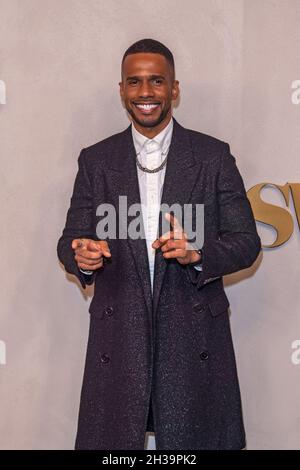 New York, Usa. Oktober 2021. NEW YORK, NY - 26. OKTOBER: Eric West besucht die New Yorker Premiere von 'Swagger' an der Brooklyn Academy of Music am 26. Oktober 2021 in New York City. Kredit: Ron Adar/Alamy Live Nachrichten Stockfoto