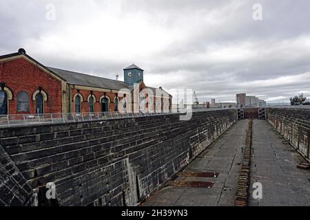 Titanic Trockendock und Pumpenhaus Gebäude. Oktober 2018, Belfast, Nordirland Stockfoto