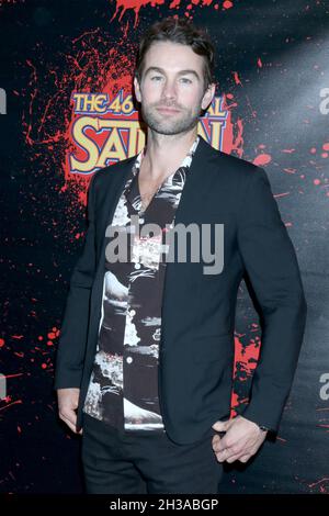 LOS ANGELES - Okt 26: Chace Crawford bei den 46. Annual Saturn Awards im Marriott Convention Center am 26. Oktober 2021 in Burbank, CA Stockfoto