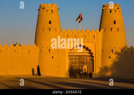 VEREINIGTE ARABISCHE EMIRATE, ABU DHABI, AL AIN, FORT AL JAHILI VON DER UNESCO ZUM WELTKULTURERBE ERKLÄRT Stockfoto