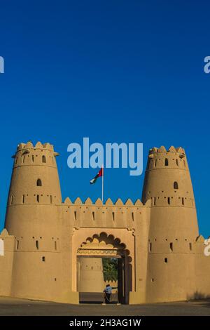 VEREINIGTE ARABISCHE EMIRATE, ABU DHABI, AL AIN, FORT AL JAHILI VON DER UNESCO ZUM WELTKULTURERBE ERKLÄRT Stockfoto