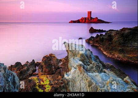 FRANKREICH. VAR (83) ILE D'OR (GOLDENE INSEL) Stockfoto