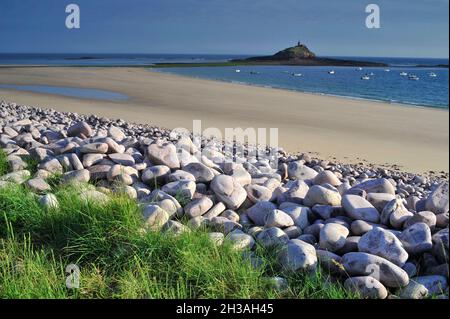 FRANKREICH. COTES D'ARMOR (22) BRETAGNE. INSEL SAINT MICHEL Stockfoto