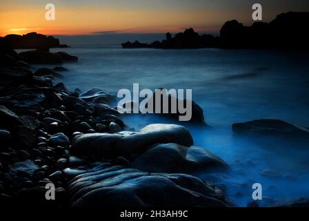 FRANKREICH. COTES D'ARMOR (22) BRETAGNE. INSEL BREHAT (ILE DE BREHAT) Stockfoto