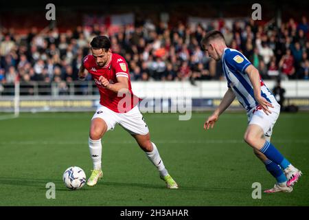 Salford City 2-0 Hartlepool United. Das Peninsula Stadium, Moor Lane, Salford. Stockfoto