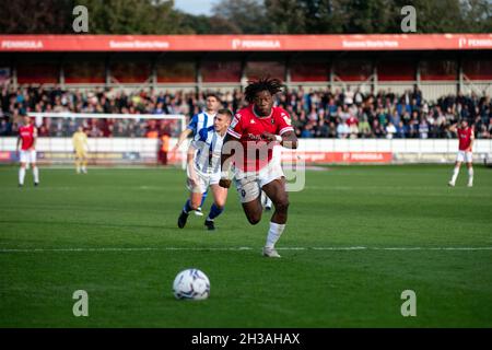 Salford City 2-0 Hartlepool United. Das Peninsula Stadium, Moor Lane, Salford. Stockfoto