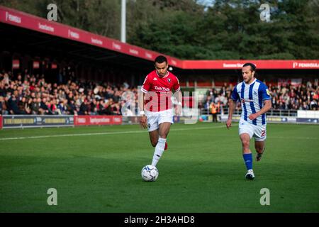 Salford City 2-0 Hartlepool United. Das Peninsula Stadium, Moor Lane, Salford. Stockfoto