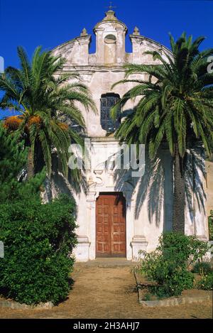 FRANKREICH. NORD-KORSIKA (2B) KIRCHE DER MUTTERGOTTES VON LATIUM (L'EGLISE NOTRE-DAME DE LAZZIO) Stockfoto