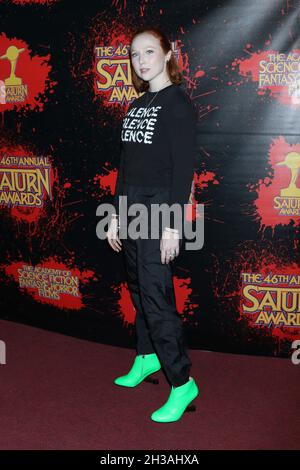 Burbank, USA. Oktober 2021. Molly Quinn bei den 46. Jährlichen Saturn Awards im Marriott Convention Center am 26. Oktober 2021 in Burbank, CA (Foto: Katrina Jordan/Sipa USA) Quelle: SIPA USA/Alamy Live News Stockfoto