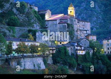 FRANKREICH. ALPES-MARITIMES (06) DORF SAORGE Stockfoto