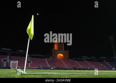 Bologna, Italien, 23. Oktober 2021. Eine allgemeine Ansicht des Stadions nach dem Spiel der Serie A in Renato Dall'Ara, Bologna. Bildnachweis sollte lauten: Jonathan Moscrop / Sportimage Stockfoto