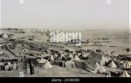 Australische und Neuseeländische Truppen bei Gallipoli im WW1, 1915 Stockfoto