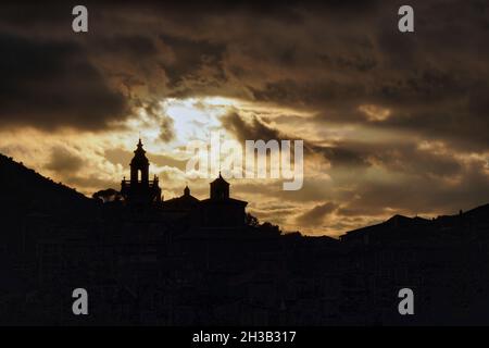 Bergdorf Valldemossa Mallorca Bilder Stockfoto