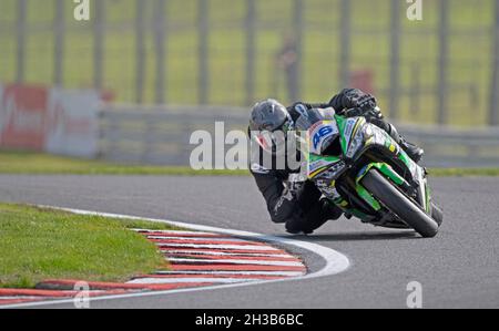 Quattro Group British Supersport/British GP2, 46, Joe Duggan, Kawasaki, Surefit Carpets Racing Stockfoto