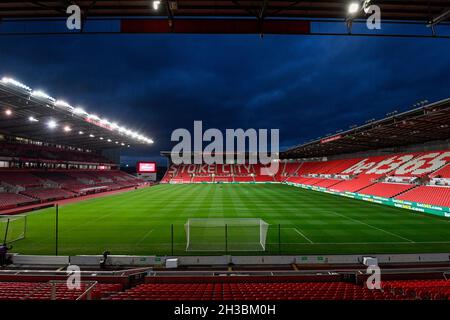 Eine allgemeine Ansicht des bet365 Stadions, der Heimat von Stoke City Stockfoto