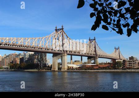 Queensboro Bridge, auch bekannt als 59th Street Bridge, New York Stockfoto